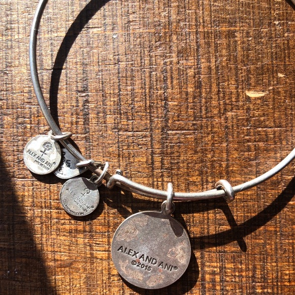 Two Alex and Ani bracelets the Sister and Butterfly Bracelets - Picture 5 of 8